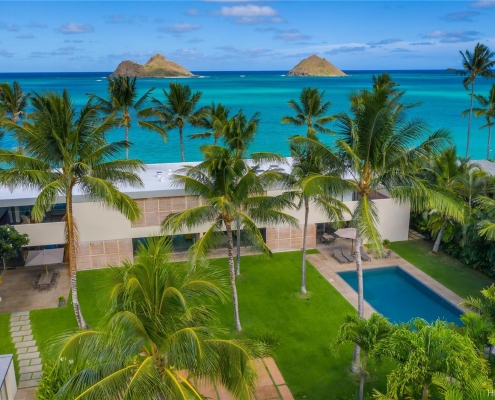 Stunning Lanikai oceanfront estate